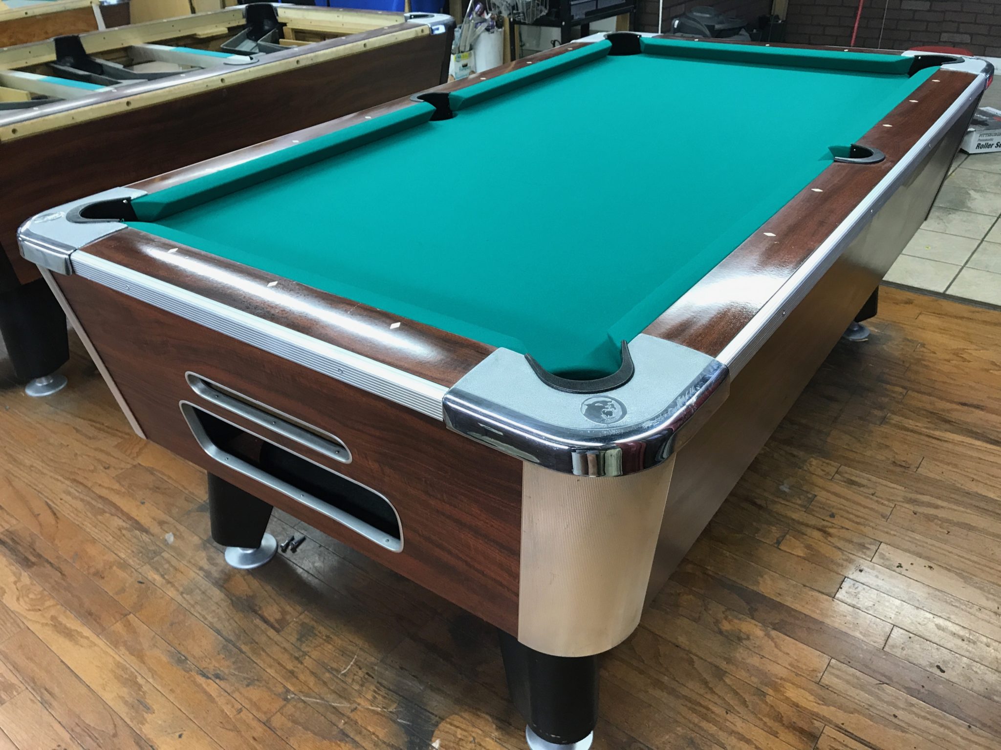 Table 060817 Valley Used Coin Operated Pool Table Used Coin Operated