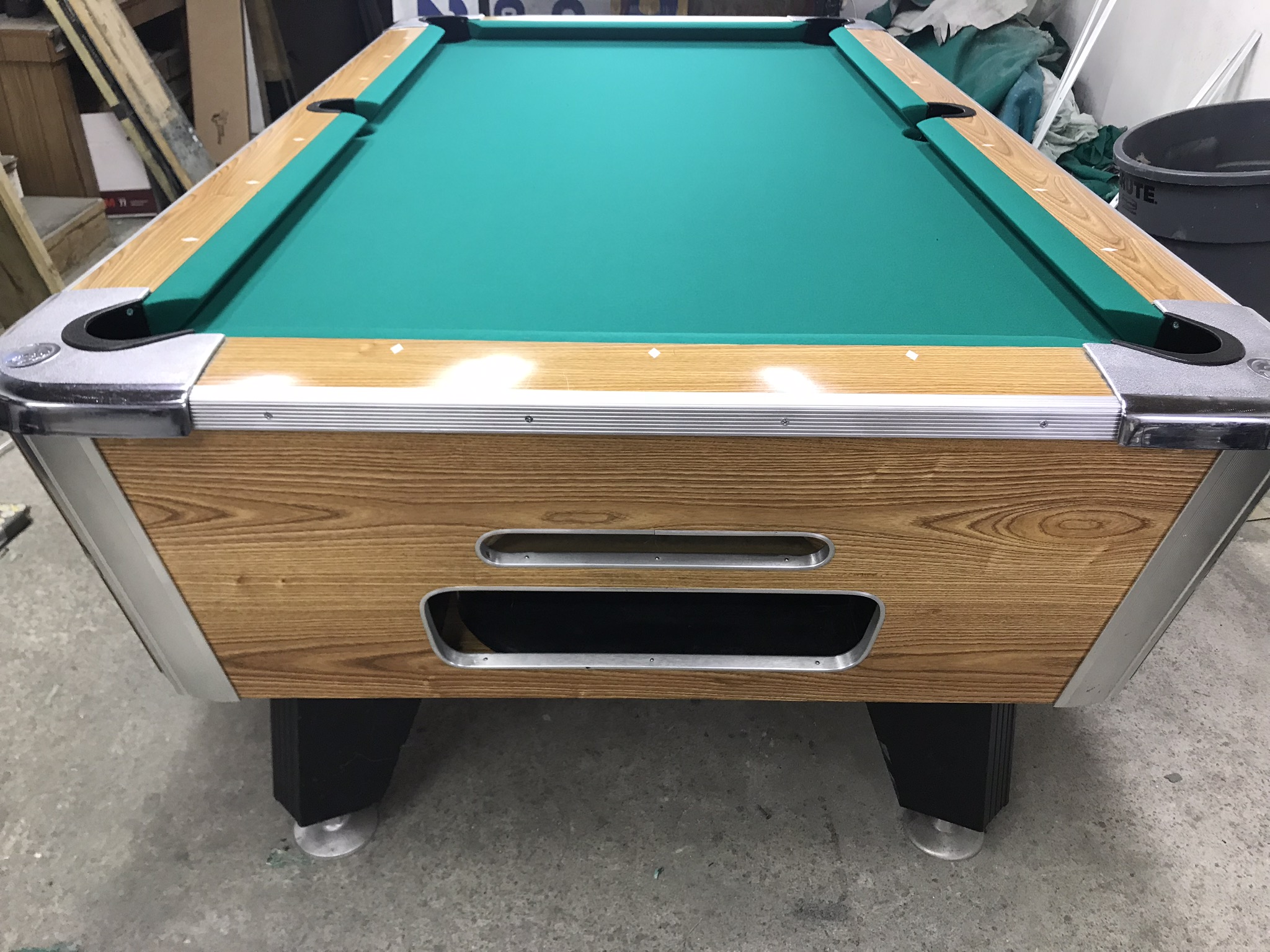 Used Coin Operated pool table Table 052718 Used Coin Operated Bar