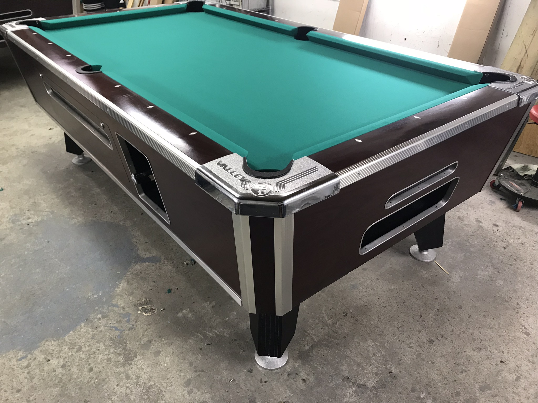 Used coin operated pool table Table 062818 Used Coin Operated Bar